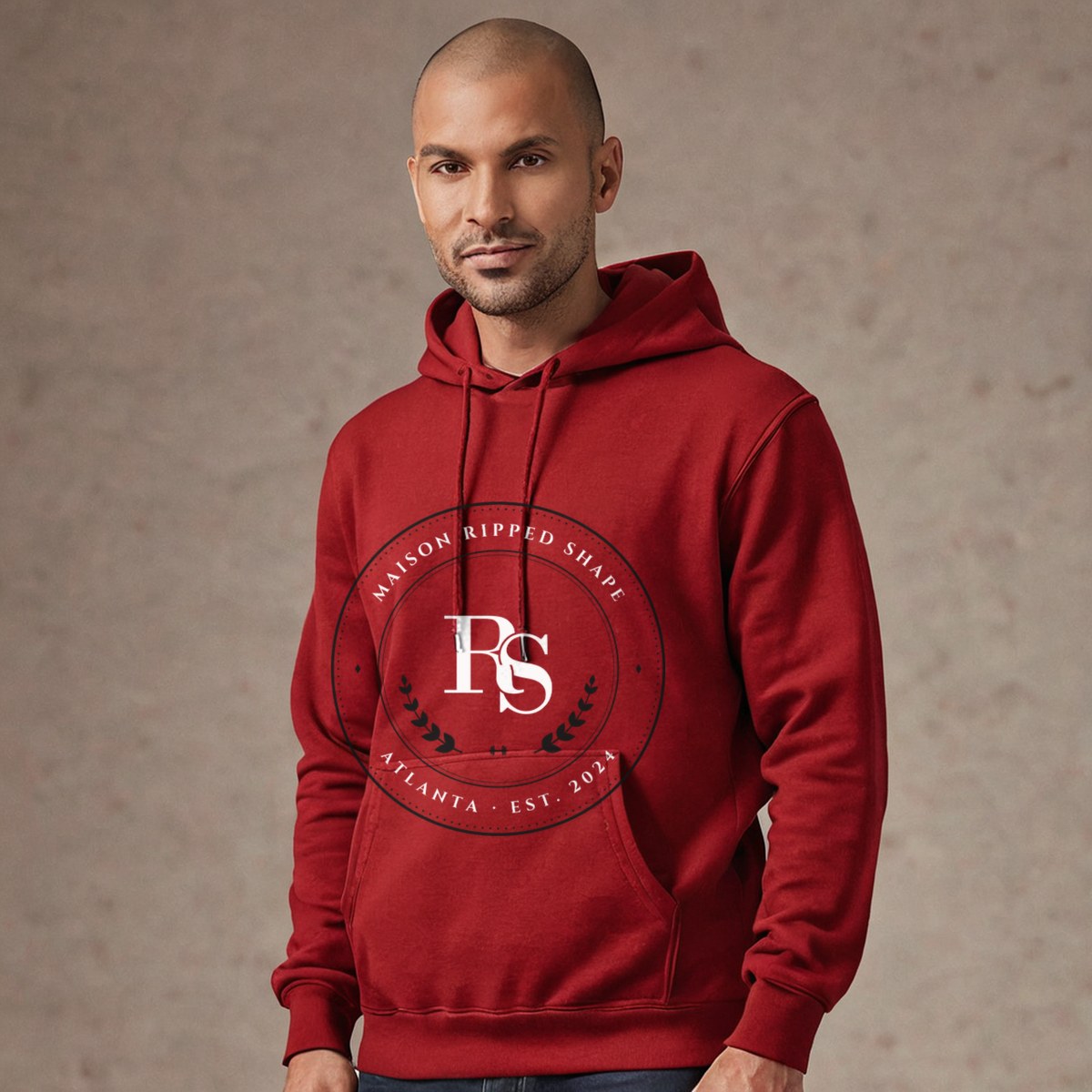 Ripped Shape Maison Medallion Hoodie