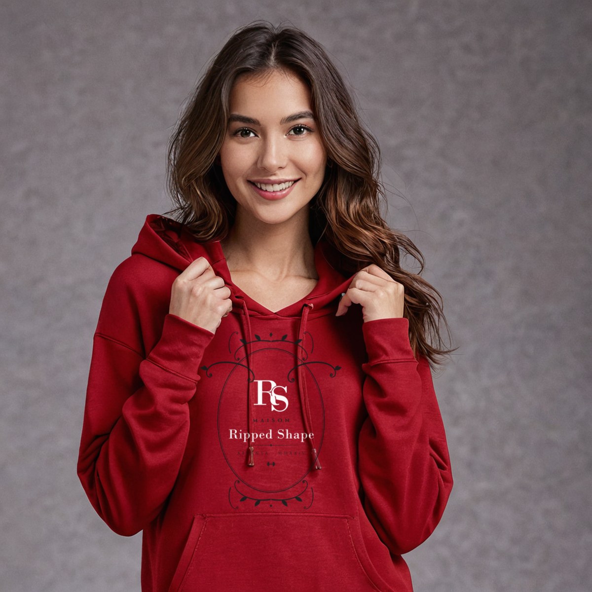 Ripped Shape Maison Baroque Cartouche Hoodie