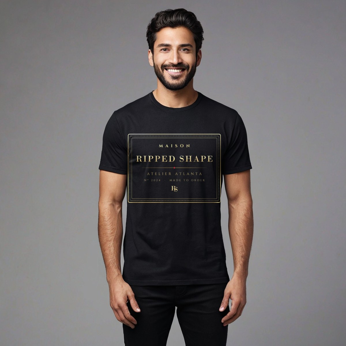 Ripped Shape Maison Atelier Label Tee