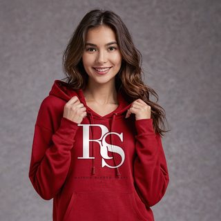 Ripped Shape Maison Embroidered Monogram Hoodie AI model